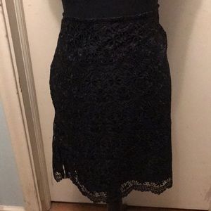 Lace Pencil Skirt